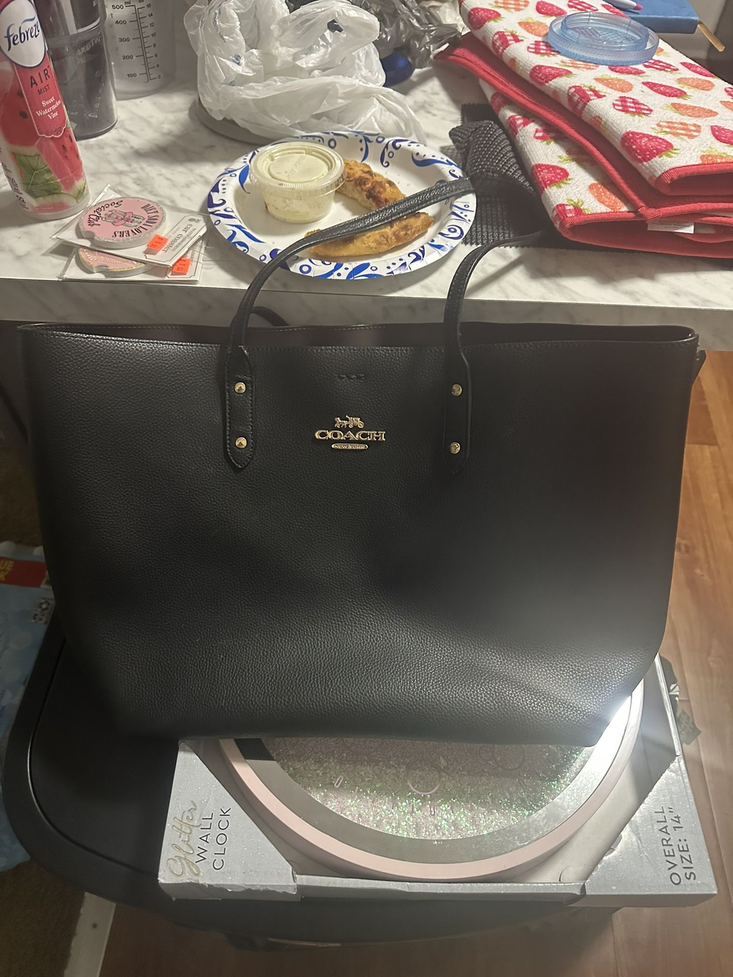 Black Coach Tote 