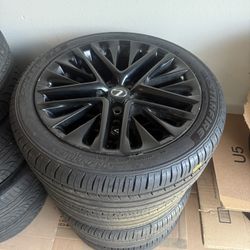 20 inch Lexus rims and tires