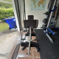 Marcy MD 2080 standard bench With leg Developer attachment