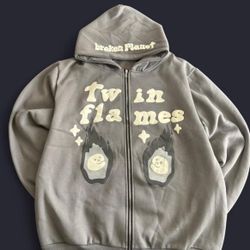 Broken Planet Twin Flames Zip- Up  
