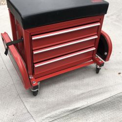 Uline Car Creeper Tool Box 