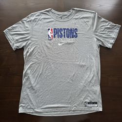 Detroit Pistons Team Issued Practice Nike Dri-Fit T-Shirt