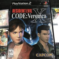 Resident Evil Code Veronica X Ps2 $25 Gamehogs 11am-7pm