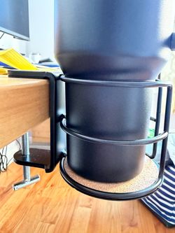 Brand new desk cup holder (clamp on)