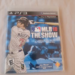Mlb 10 the show. Game ps3
