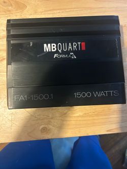 MB Quart 1500 W  2 channel