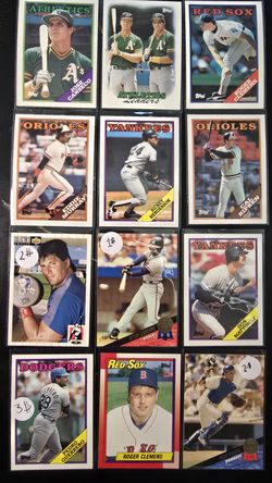 1988 Topps legends 1.50 a card or take the whole lot for 15$