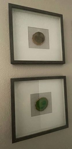 Agate Stone Wall Decor (Set of 2)
