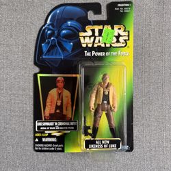 1996 Kenner Star Wars POTF2 – Luke Skywalker (Ceremonial outfit) – Carded – Local Pickup 91775