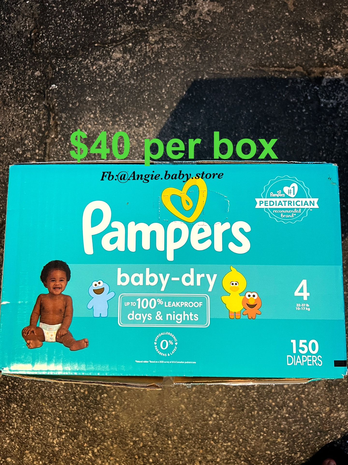 Pamper Baby Dry Size 4