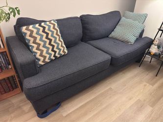 83” Navy Blue Sofa