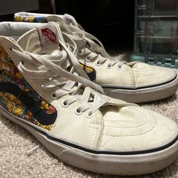 Vans simpsons shoes size 7 mens
