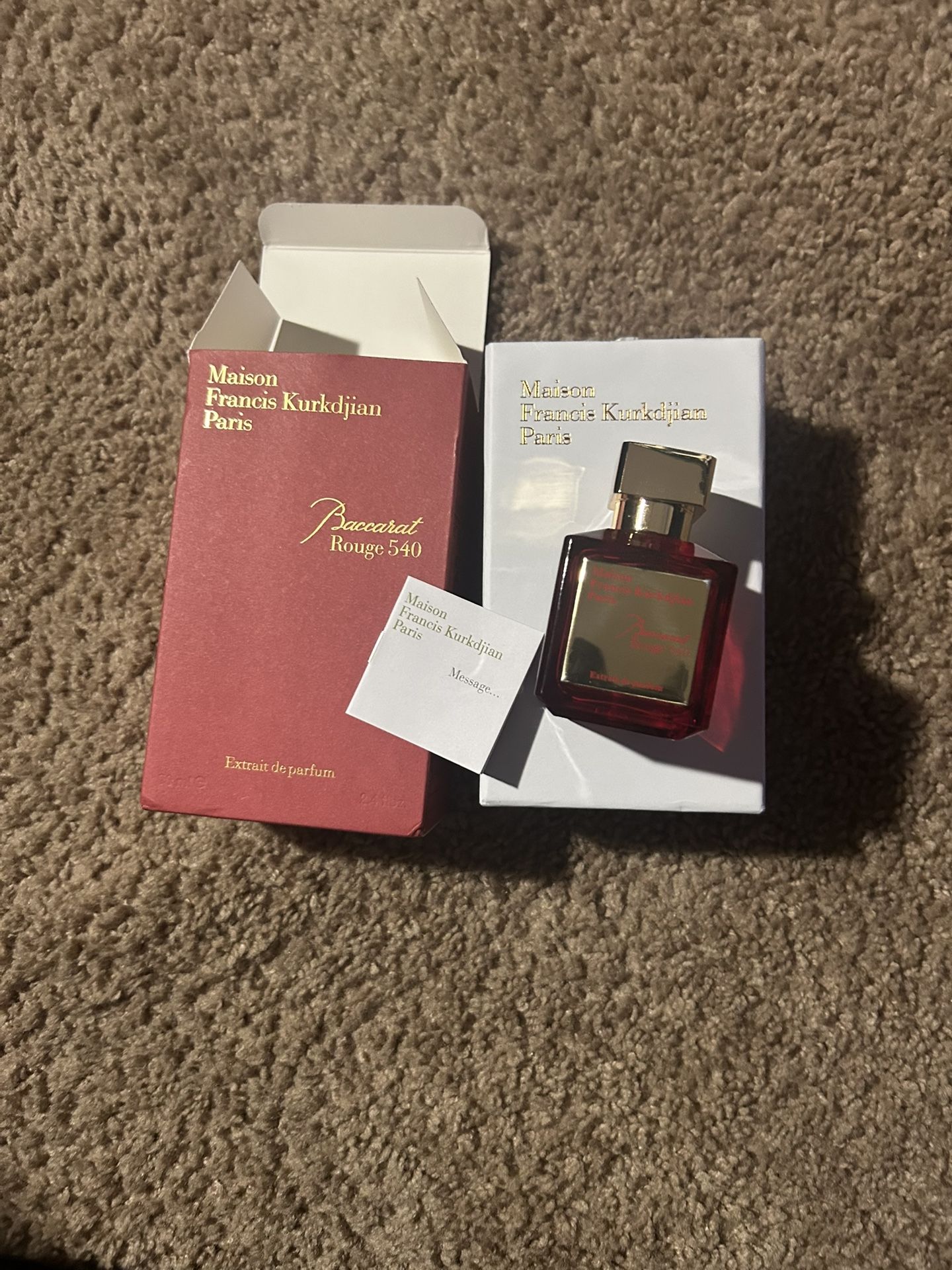 Baccarat cologne rouge 540