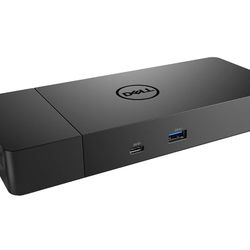 Dell - WD19 130W Docking Station (with 90W Power Delivery) USB-C, HDMI, Dual DisplayPort, black
