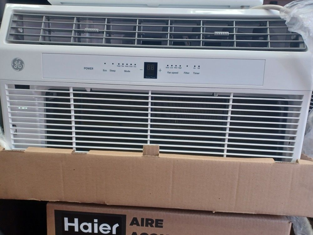 10000btu Windows Ac/ Heater Both By GE WiFi Smart. 240 Volts. Brand New