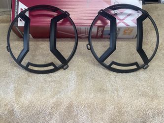 Rugged ridge headlight guards