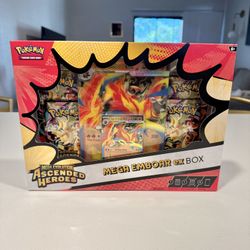 Pokemon Ascended Heroes Mega Emboar Ex Box 