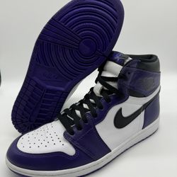 Nike Air Jordan 1 Retro OG High Court Purple 2.0 (555088-500) Men’s Size 10.5