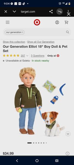 Our generation boy doll new in box