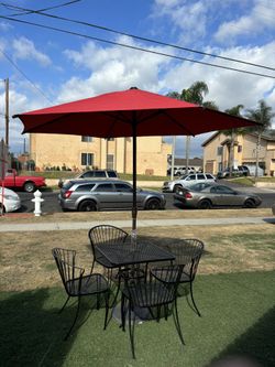 Table Chairs & Umbrella