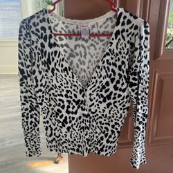 Leopard print cardigan 