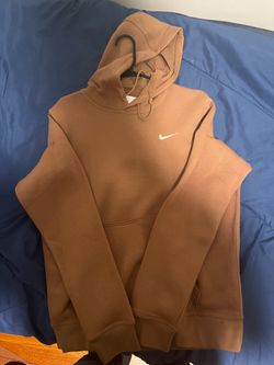 Nike tan hoodie size medium