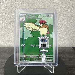 2023 Pokemon Pidgeotto Obsidian Flames Full Art  208/197 
