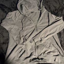 Gray Zip Up 