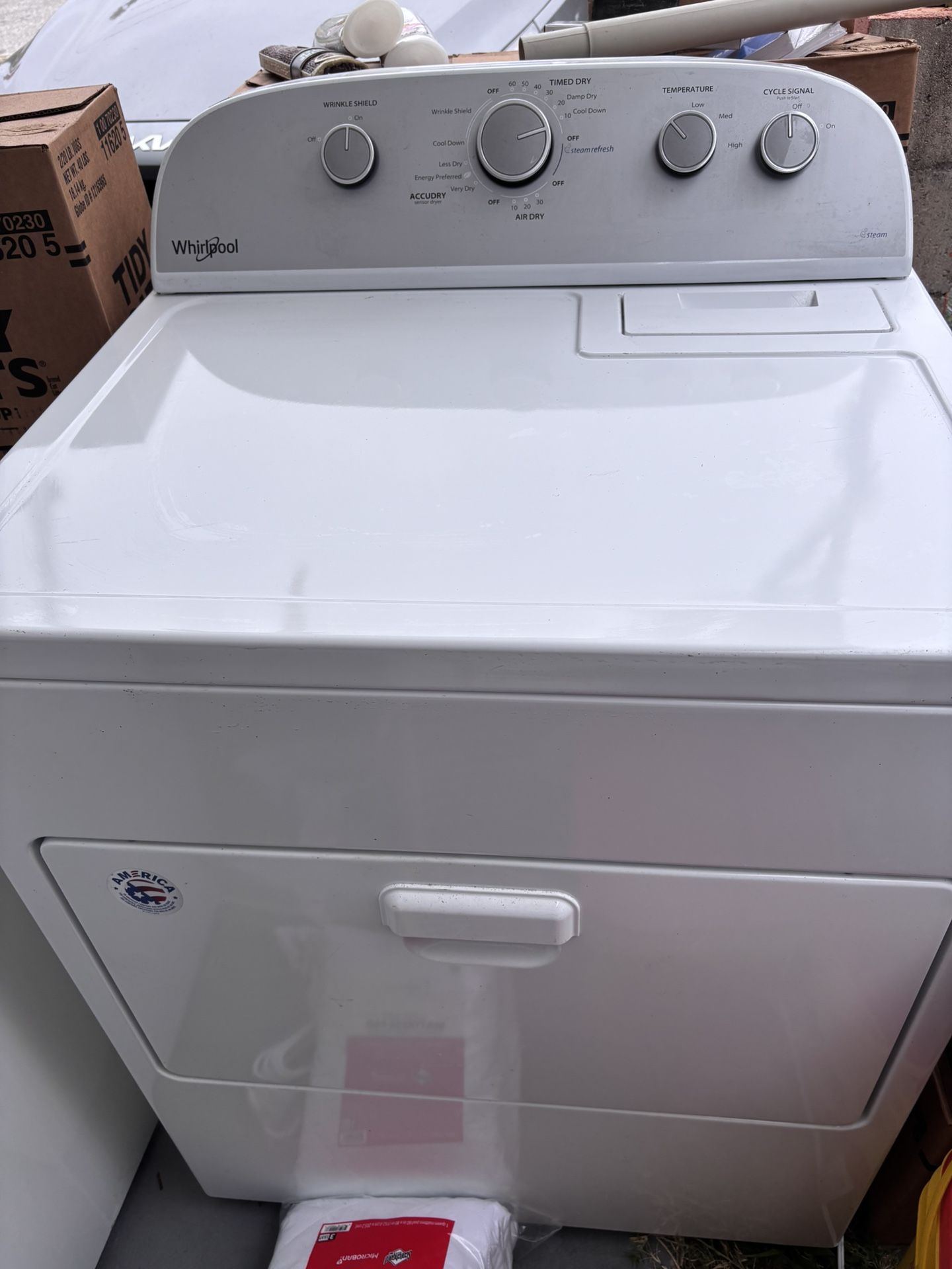 washer and dryer