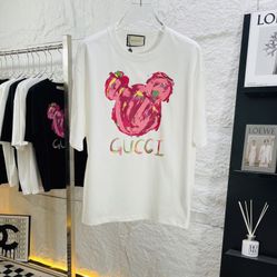 Gucci White T-shirt 24ss New 