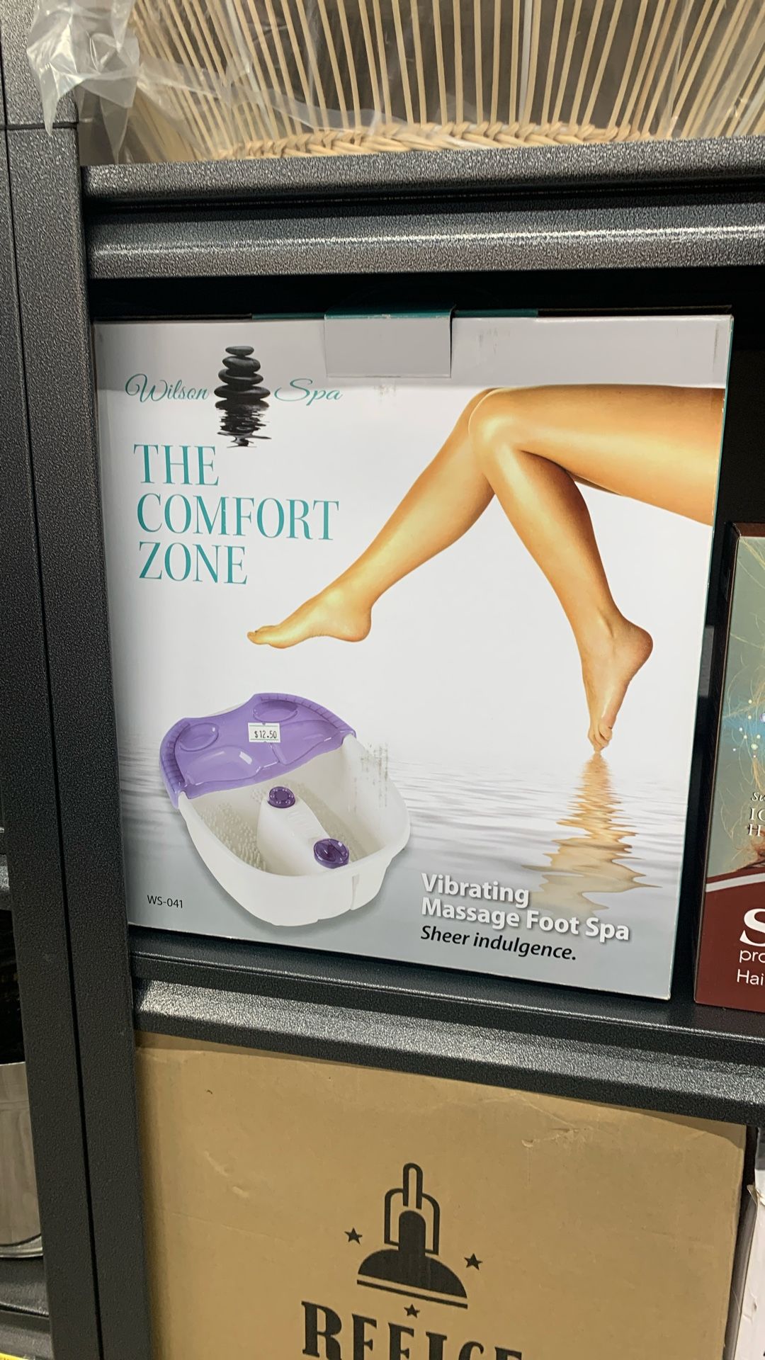 New In The Box The Comfort Zone Vibrating Massage Foot Spa Sheer Indulgence