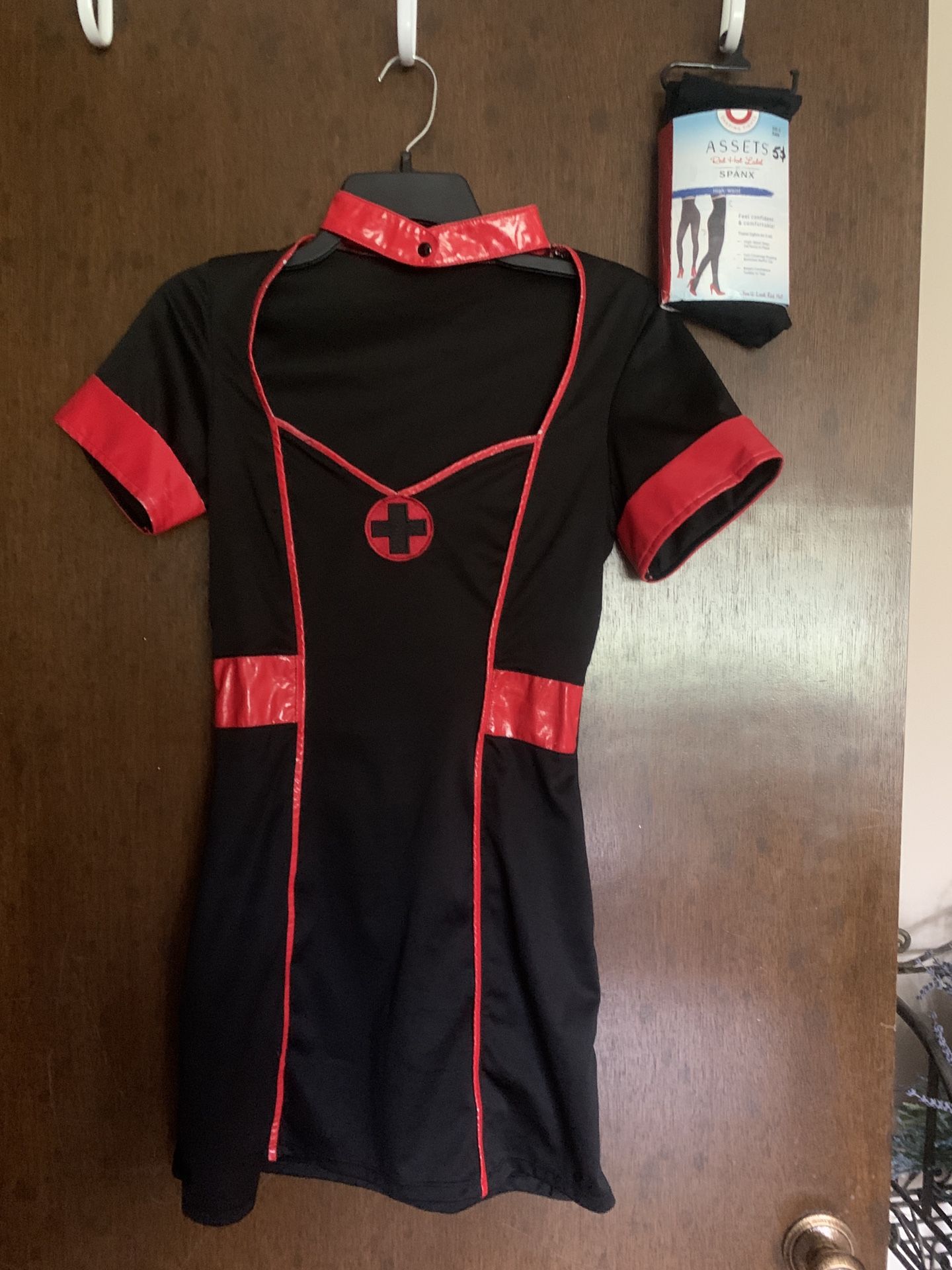 Nurse Costume With Tights 