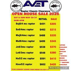 Avet Raptor clearance sale
