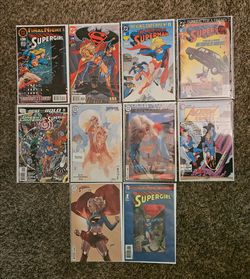 DC Supergirl Comic Book Lot of 10