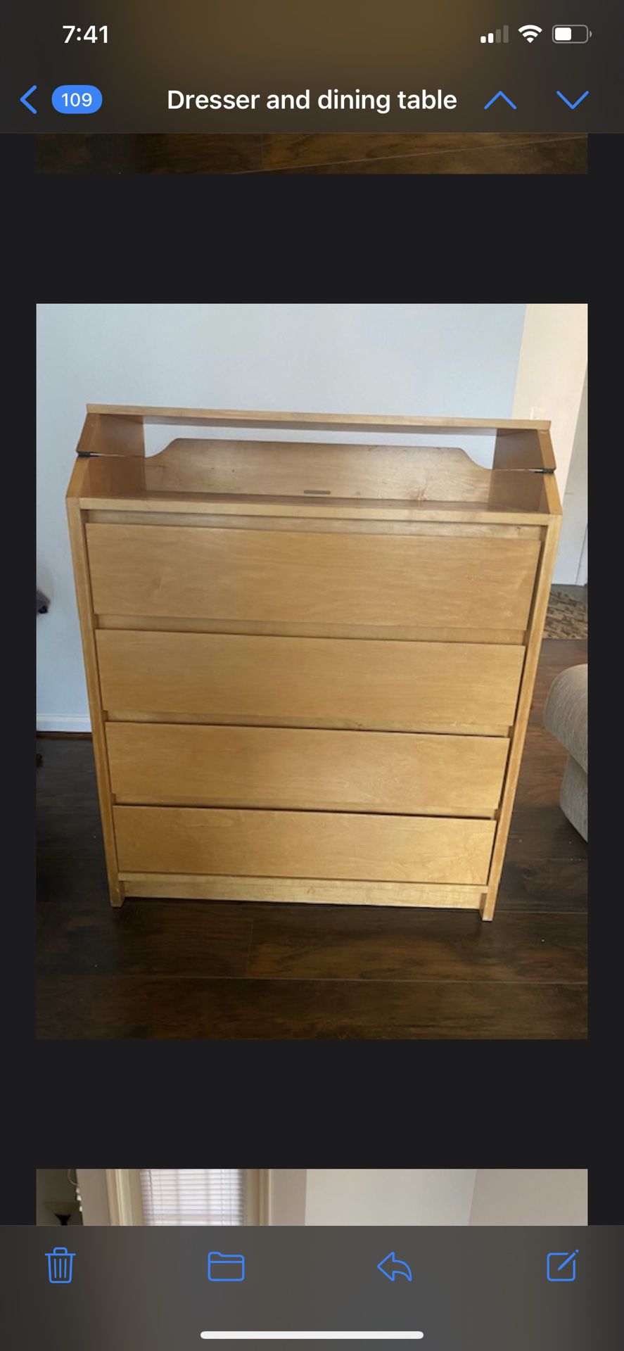 Dresser/baby Changing Table 
