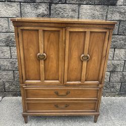 Sears mid century armoire chest 