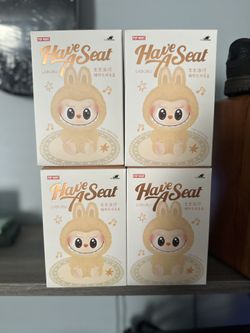 POP MART Have A Seat LABUBU Vinyl Plush SEALED 