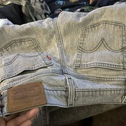 Kids Levi Jeans Gray Size W24 L 28