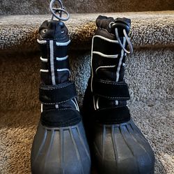 Totes Black Snow Boots Little Kids Size 12