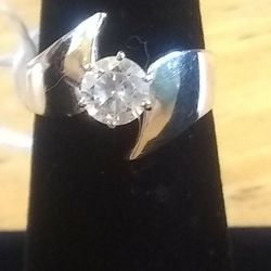 14k Gold With Cz Ring 
