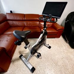 Peloton Style Exercise Bike