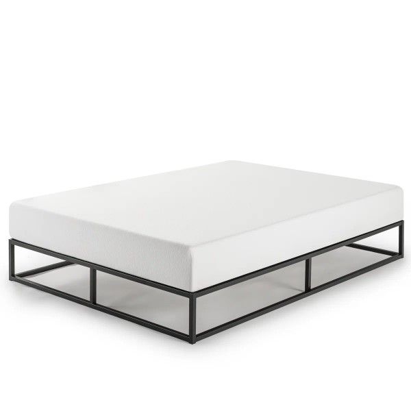 Queen platform bed frame, 10" tall