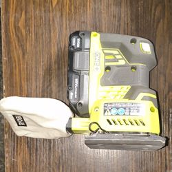 Ryobi ONE+ 18V Cordless 1/4 Sheet Sander.  With Battery 