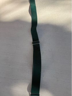 Green baseball belt