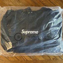 Supreme Box Logo Hooded Sweatshirt (FW25) Navy size Small