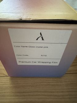 Aura Vinyl Gloss Crystal Pink Wrap