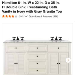 Double Vanity Sink