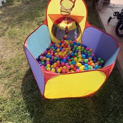 Playz Ball Pit With tunnels and Tents.