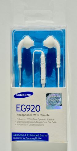 Samsung Headphones EG920 Black or White.