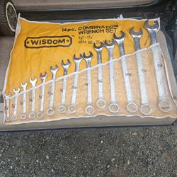 Wizard Combination Wrench Set 3/8” To 1 1/4” Big